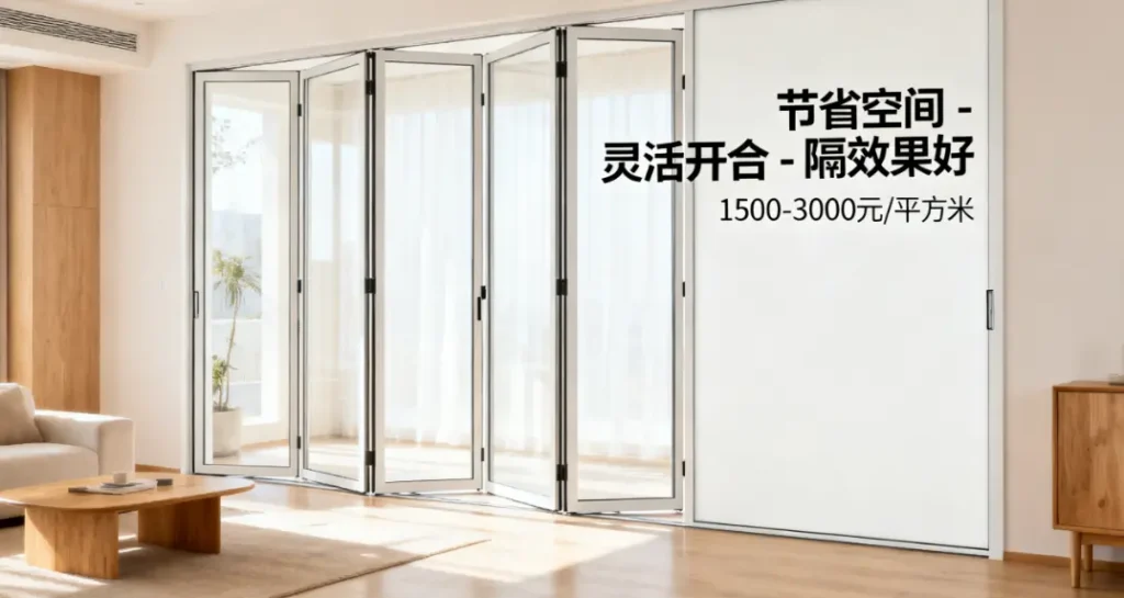 推拉折叠门优缺点全面解析及2024年价格指南
