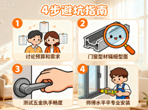 合金门窗怎么选？4 步教你轻松避坑，打造舒适家居！