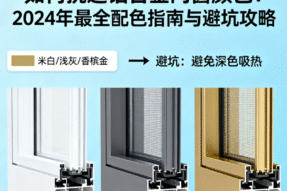 如何挑选铝合金门窗颜色？2024年最全配色指南与避坑攻略 – 莜歌铝业