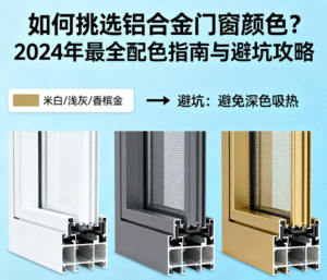 如何挑选铝合金门窗颜色？2024年最全配色指南与避坑攻略 – 莜歌铝业