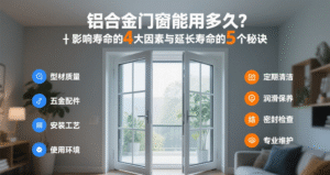 铝合金门窗能用多久？｜影响寿命的4大因素与延长寿命的5个秘诀