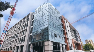 莜歌装饰承接的合川育才实训基地门窗幕墙工程完美收工