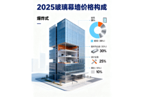 《玻璃幕墙多少钱一平方？2025年最新价格构成全解析》 – 莜歌铝业