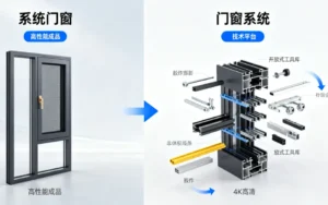 科普 | “系统门窗”与“门窗系统”的区别：一字之差，天壤之别
