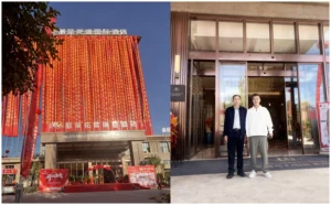 新疆且末丽呈花盛国际酒店幕墙工程案例｜莜歌铝业玻璃幕墙施工
