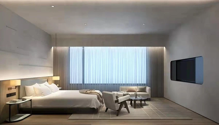 酒店室内门窗与装饰完美融合效果