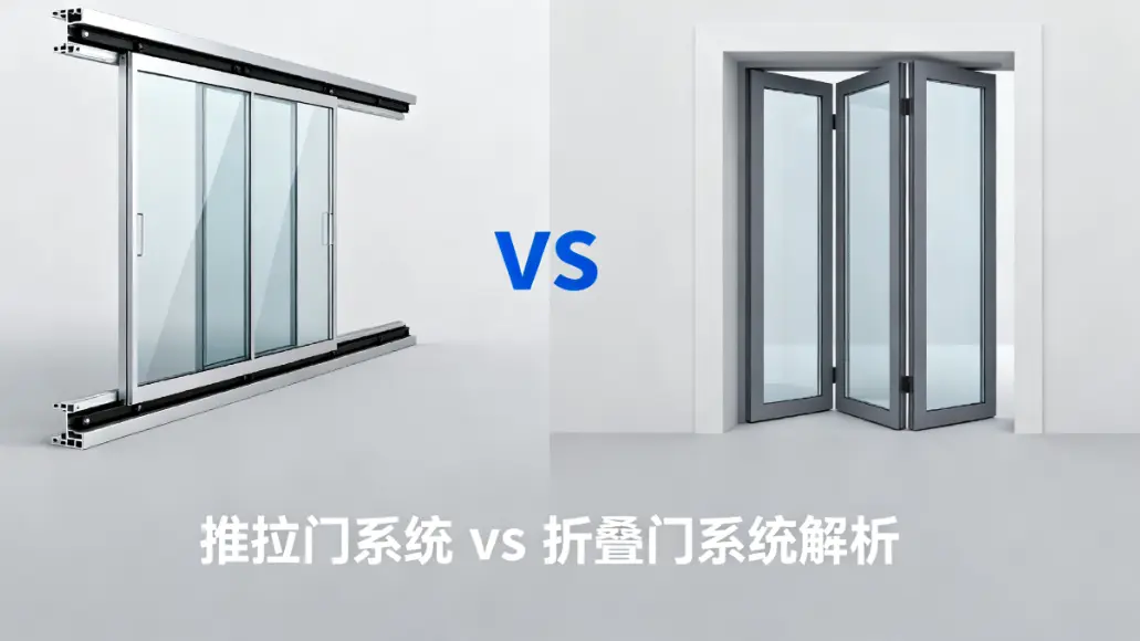 推拉门系统结构图:“推拉门系统核心结构解析(轨道 + 滑轮 + 门扇 + 五金配件)