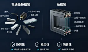 系统窗和普通断桥铝窗区别在哪？读懂这5点不再被忽悠