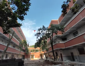 重庆渝北实验小学铝合金门窗升级改造案例——莜歌铝业品质工程