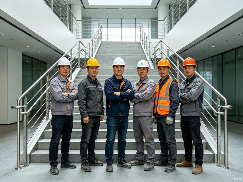 重庆莜歌装饰工程有限公司楼梯栏杆施工团队