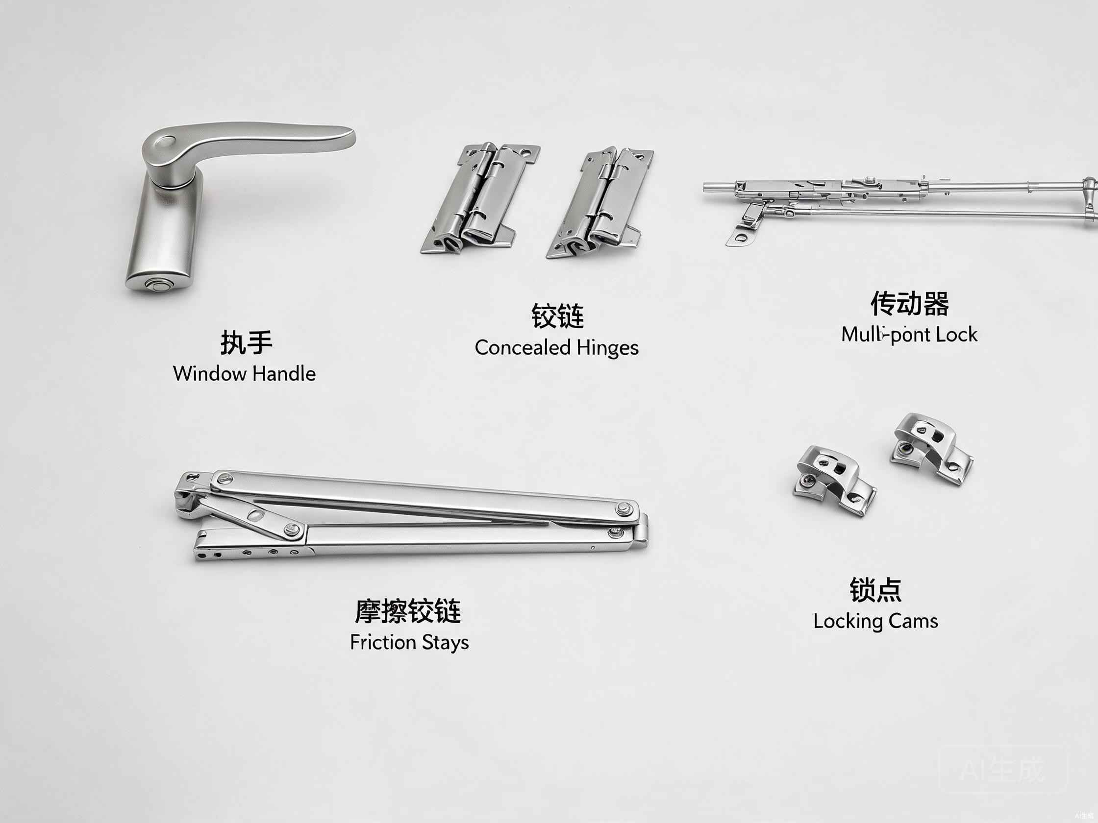 门窗五金配件价格对比 - 执手铰链传动器