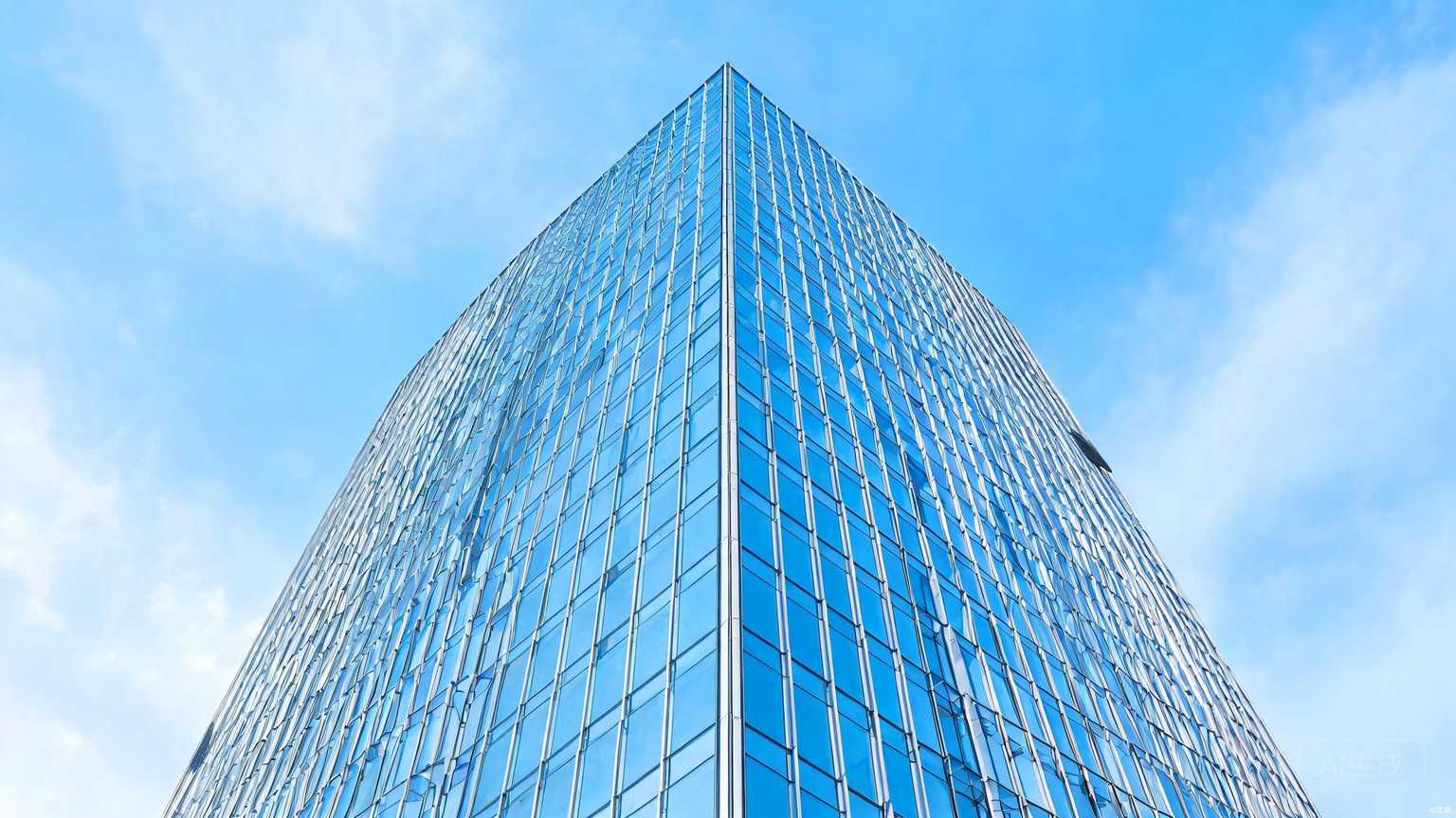 玻璃幕墙抗风压性能高层商业建筑外观实景